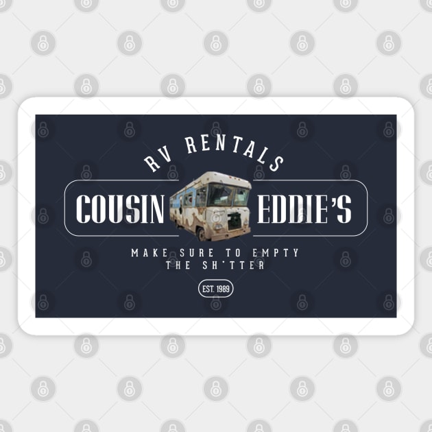 Cousin Eddie's RV Rentals Magnet by BodinStreet